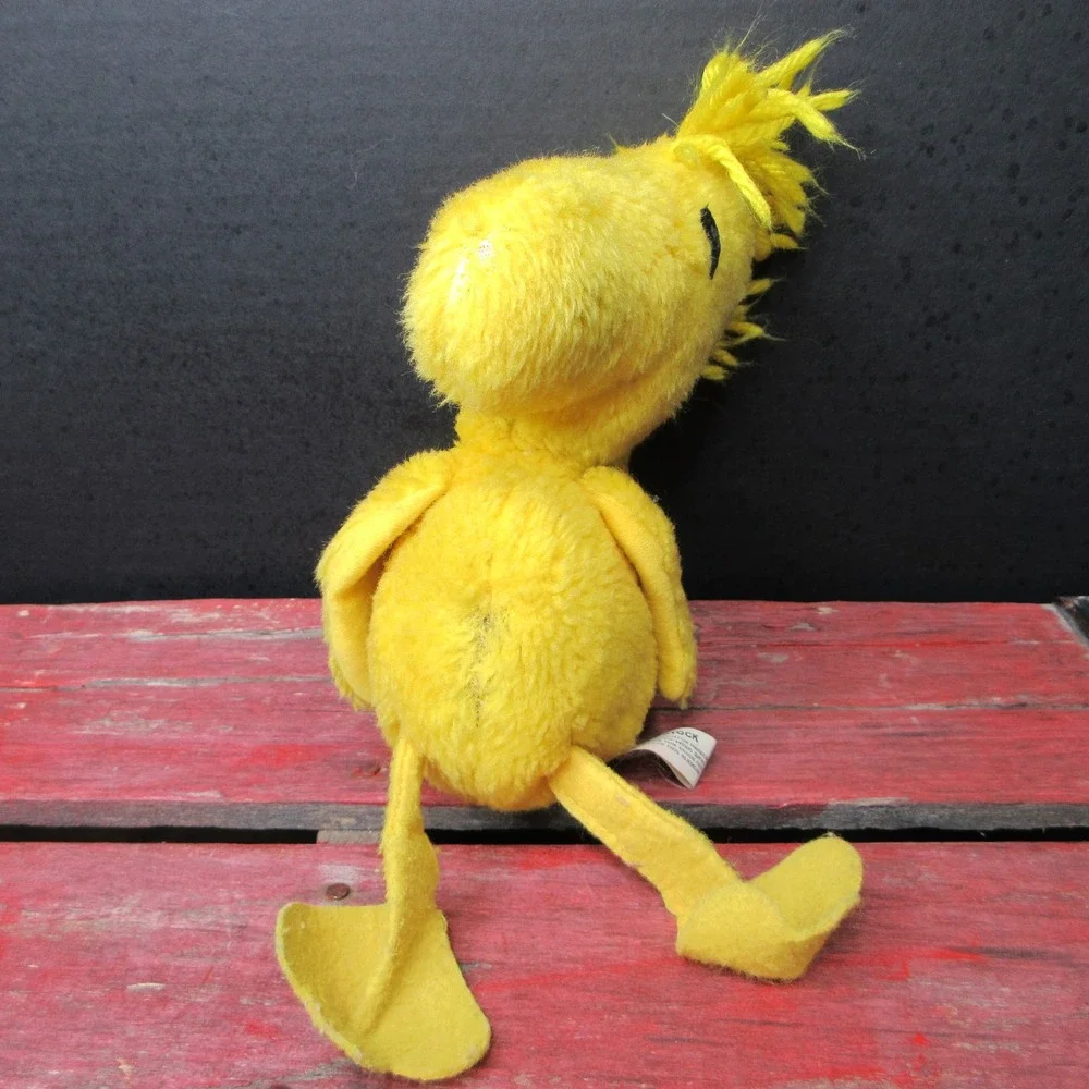 Vintage Peanuts Woodstock Plush Stuffed Animal Yellow Bird United Feature